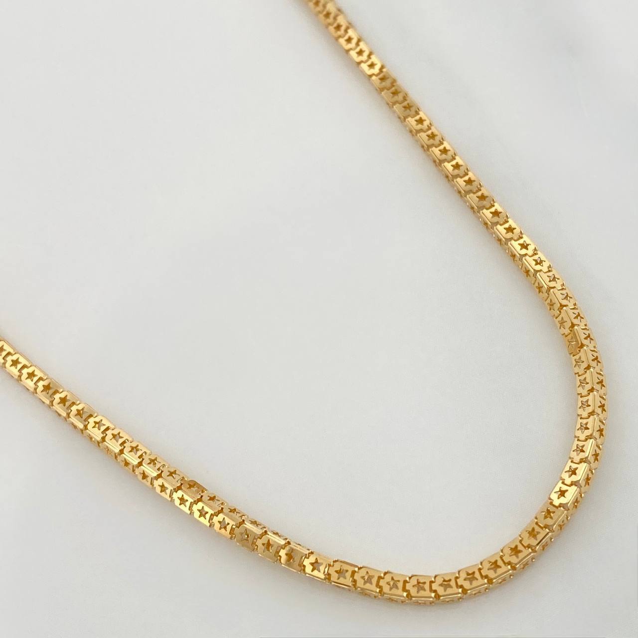Cadena Veneciana Estrellas 8.15 g / 49.7 cm / 2.1 mm Oro Amarillo 18K