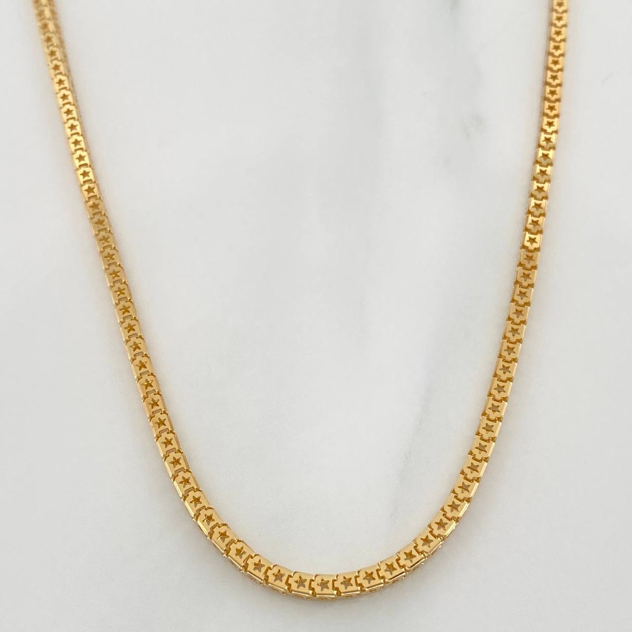 Cadena Veneciana Estrellas 8.15 g / 49.7 cm / 2.1 mm Oro Amarillo 18K