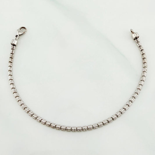 Pulso Ice 4.1 g / 16.4 cm / 2.3 mm Oro Blanco 18K