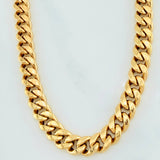 Cadena Cubana 17.15 g / 60.4 cm / 7.45 mm Oro Amarillo 18K