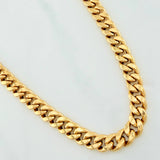Cadena Cubana 17.15 g / 60.4 cm / 7.45 mm Oro Amarillo 18K