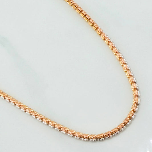 Cadena Ice 14.05 g / 60.1 cm / 2.45 mm Tres Oros 18K