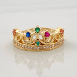 Anillo Corona 3.35g / T6 1/4 Oro Amarillo 18K