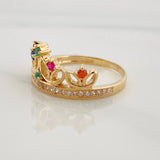 Anillo Corona 3.35g / T6 1/4 Oro Amarillo 18K