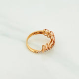 Anillo Madre 3.5g / T7 3/4 Tres Oros 18K