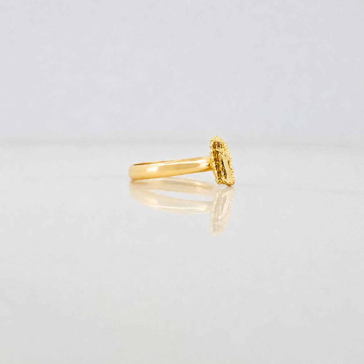 Anillo Virgen Guadalupe 1.15g / T7 1/4 Oro Amarillo 18K