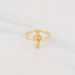 Anillo Nota Musical 1.3g / T6 3/4 Oro Amarillo 18K