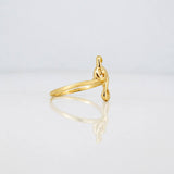 Anillo Nota Musical 1.3g / T6 3/4 Oro Amarillo 18K