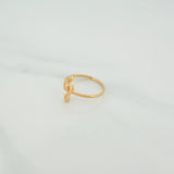 Anillo Nota Musical 1.3g / T6 3/4 Oro Amarillo 18K