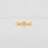 Anillo Solitario 2.15g / T6 1/2 Oro Amarillo 18K
