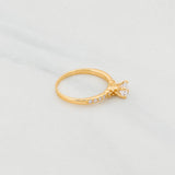 Anillo Solitario Churumbela 1.75g / T5 3/4 Oro Amarillo 18K