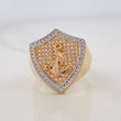Anillo Ancla 9.05g / T9 3/4 Tres Oros 18K