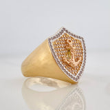 Anillo Ancla 9.05g / T9 3/4 Tres Oros 18K
