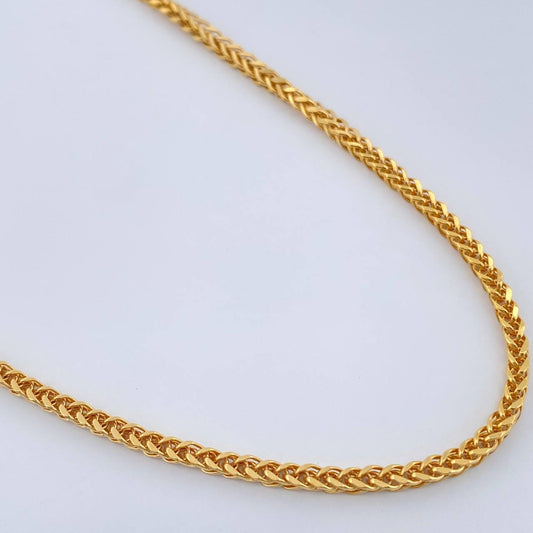 Cadena Franco 4.9gr / 45cm / Oro Amarillo +3 18K +