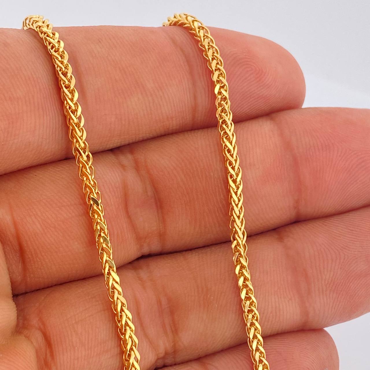 Cadena Franco 4.9gr / 45cm / Oro Amarillo +3 18K +