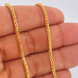 Cadena Franco 4.9gr / 45cm / Oro Amarillo +3 18K +