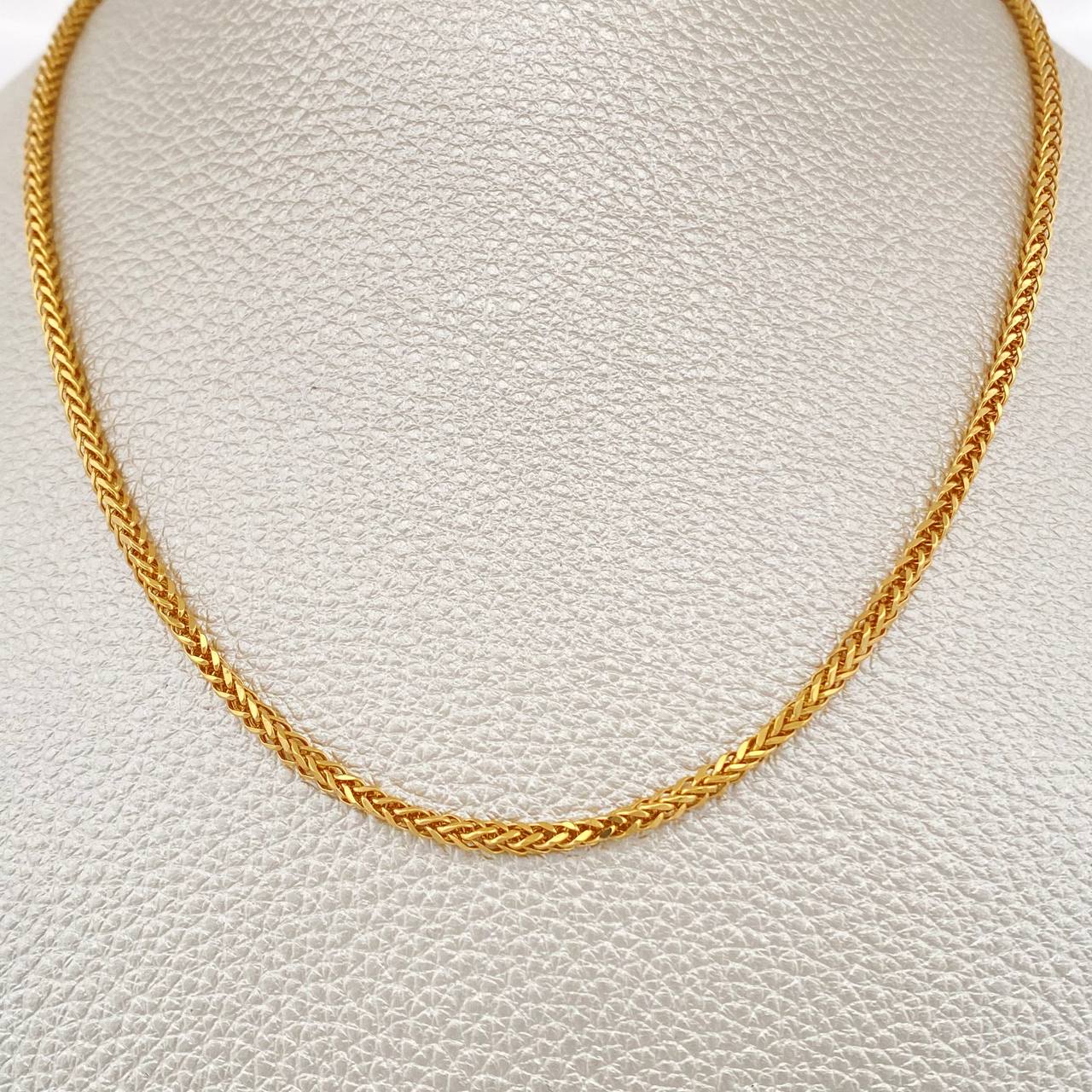 Cadena Franco 4.9gr / 45cm / Oro Amarillo +3 18K +
