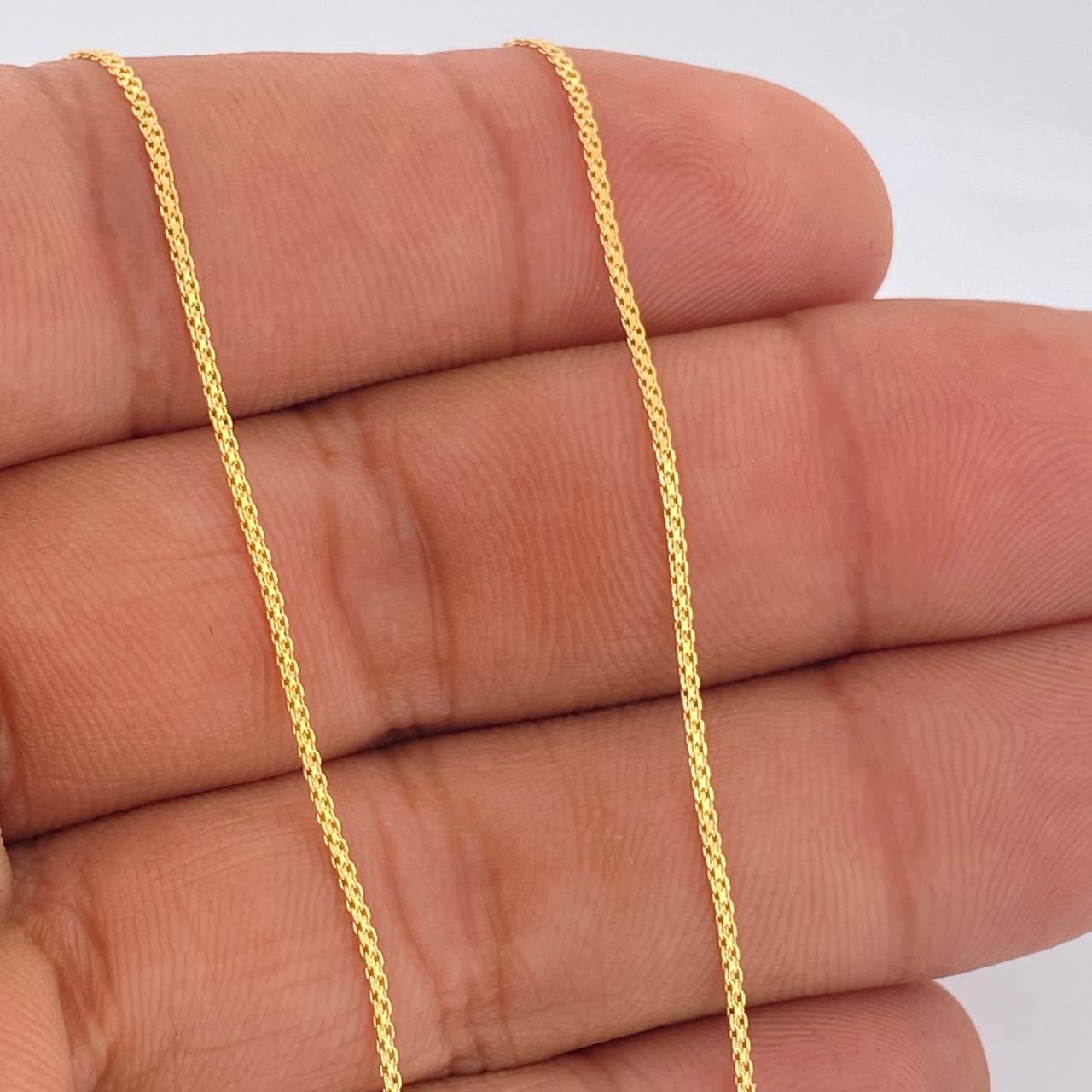 Cadena China 1.5gr / 45cm / Oro Amarillo +1 18K +