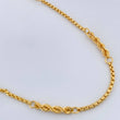 Cadena Lazo Veneciana 5.4gr / 45cm / Oro Amarillo +3 18K +