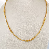 Cadena Lazo Veneciana 5.4gr / 45cm / Oro Amarillo +3 18K +