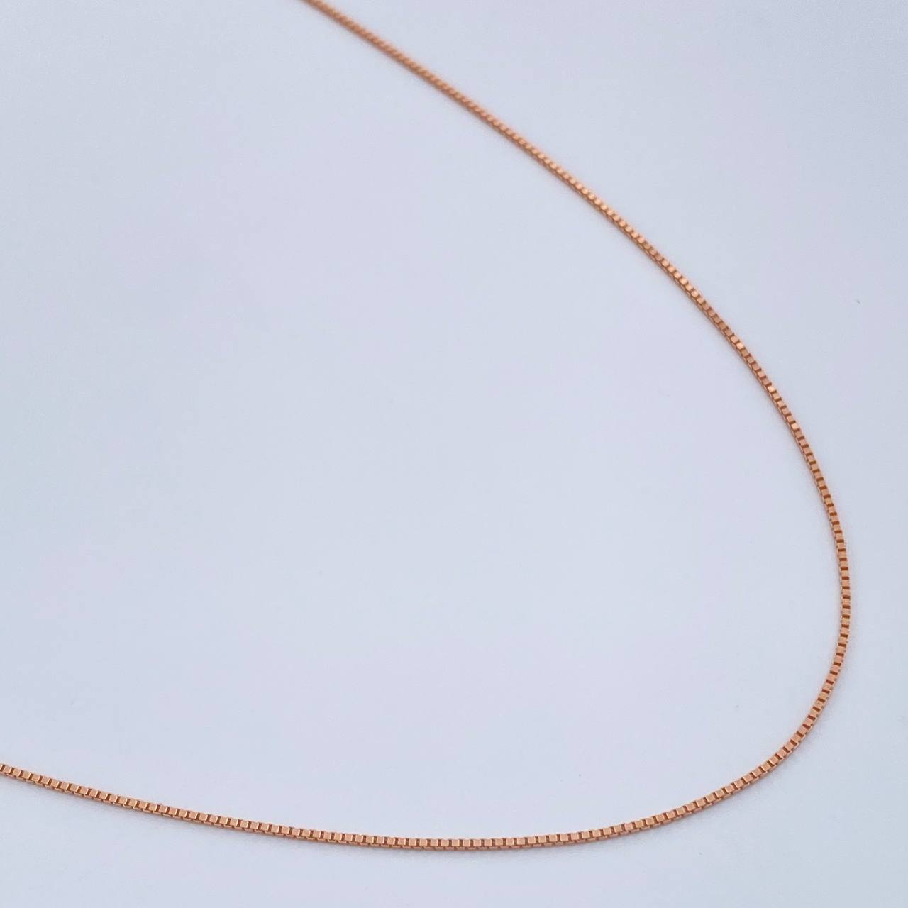 Cadena Veneciana 1.05gr / 45.5cm / Oro Rosa +3 18K +