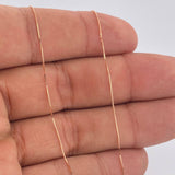Cadena Veneciana 1.05gr / 45.5cm / Oro Rosa +3 18K +