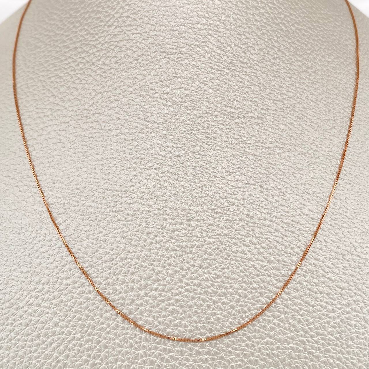 Cadena Veneciana 1.05gr / 45.5cm / Oro Rosa +3 18K +