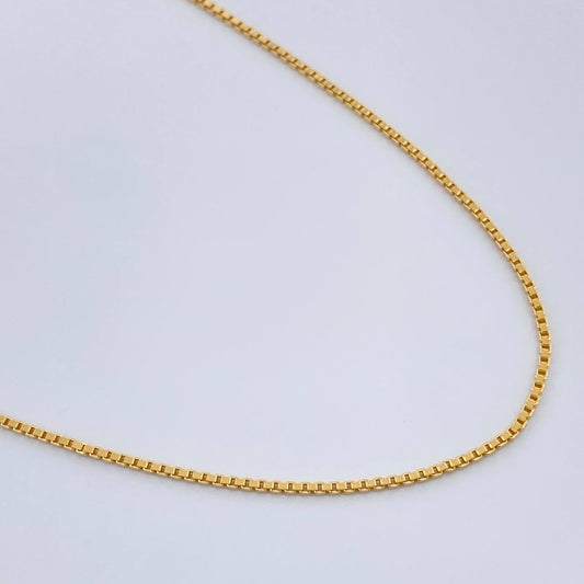 Cadena Veneciana 1.45gr / 45cm / Oro Amarillo +3 18K +