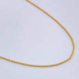 Cadena Veneciana 1.8gr / 44.8cm / Oro Amarillo +3 18K +