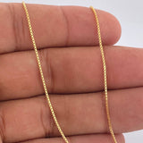 Cadena Veneciana 1.8gr / 44.8cm / Oro Amarillo +3 18K +