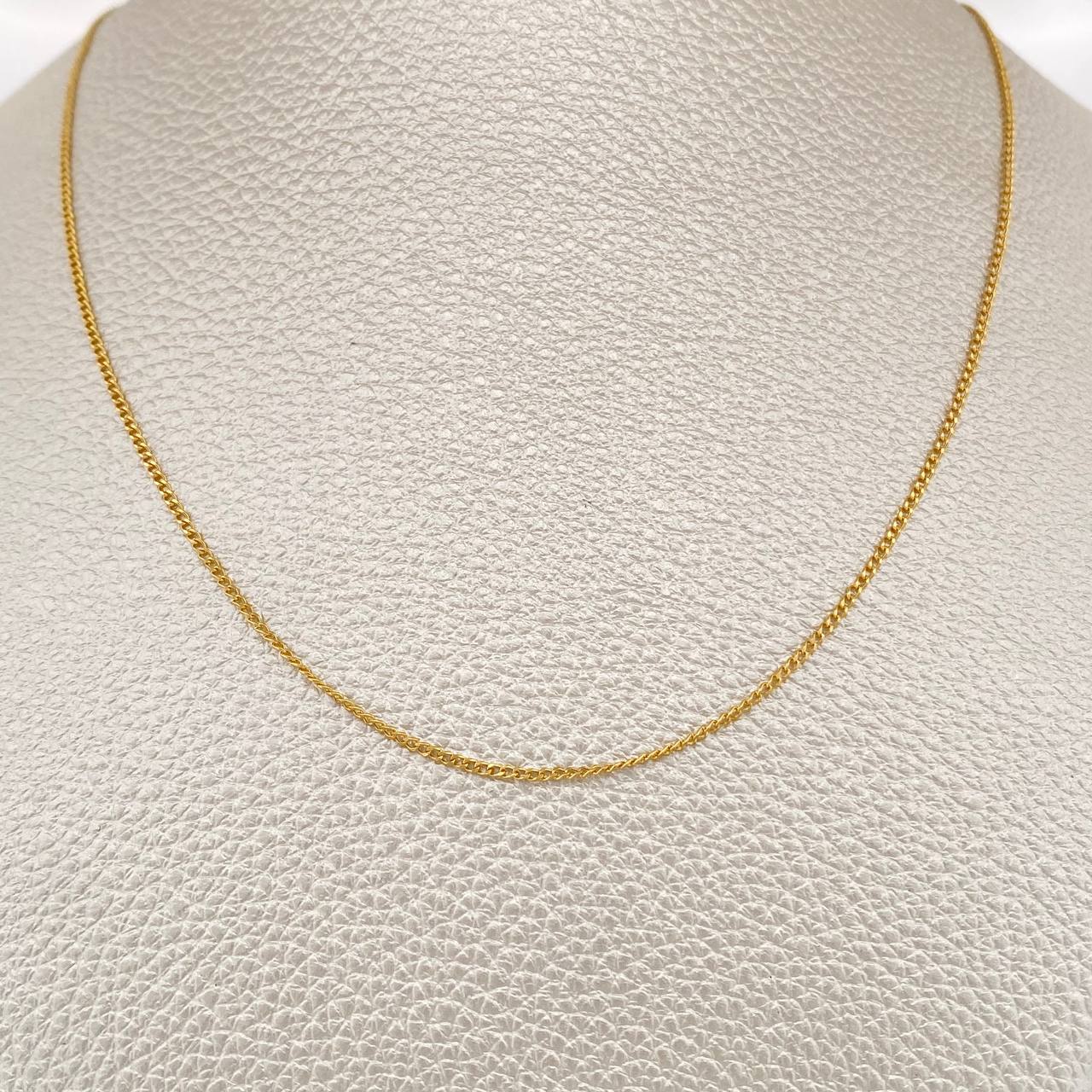 Cadena Mini Cubana 1.2gr / 44.5cm / Oro Amarillo +1 18K %