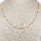 Cadena Morse Bolas 1.9gr / 45.5cm / Oro Amarillo +3 18K +
