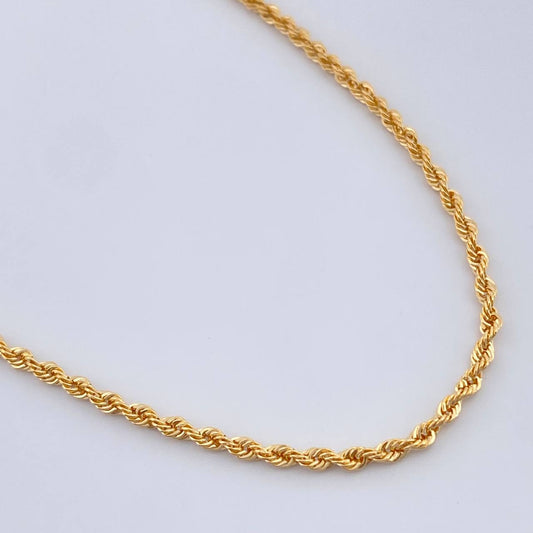 Cadena Lazo 1.5gr / 45.2cm / Oro Amarillo +3 18K %