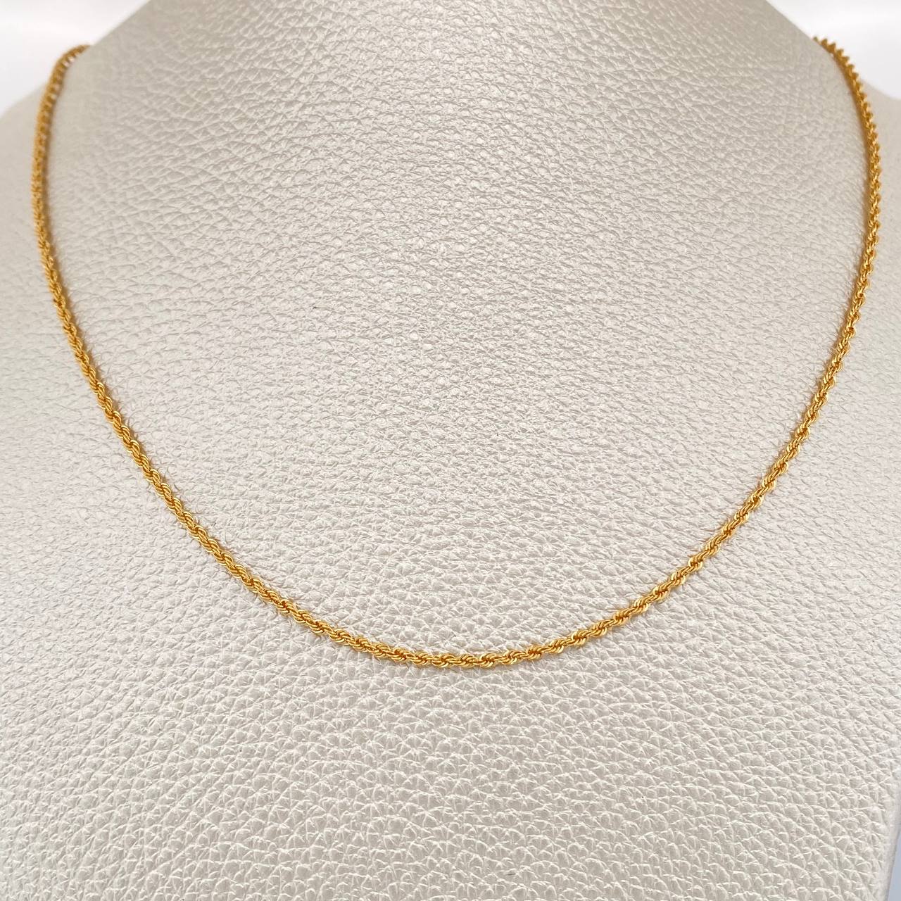 Cadena Lazo 1.5gr / 45.2cm / Oro Amarillo +3 18K %