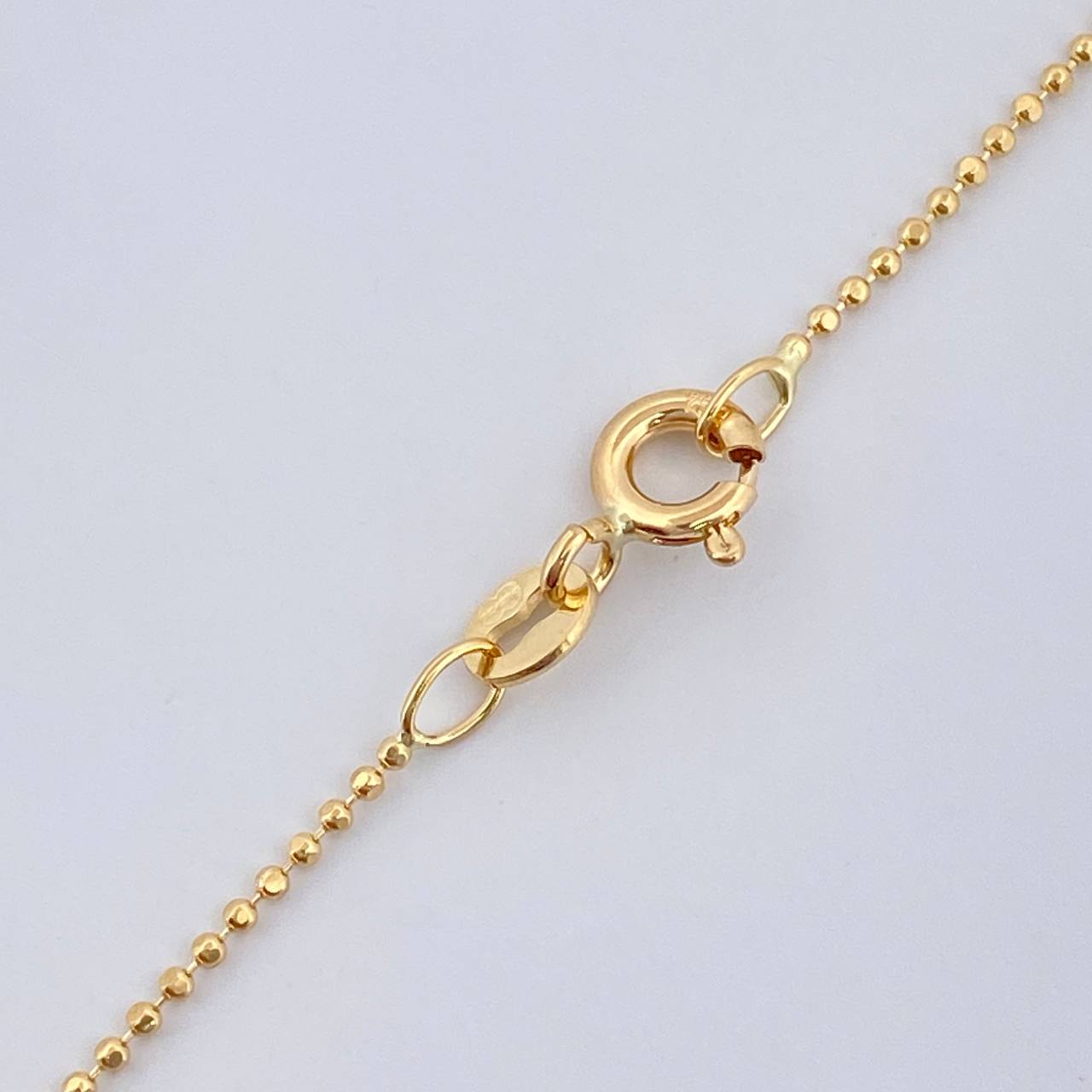 Cadena Militar 1.3gr / 45.2cm / Oro Amarillo +3 18K +
