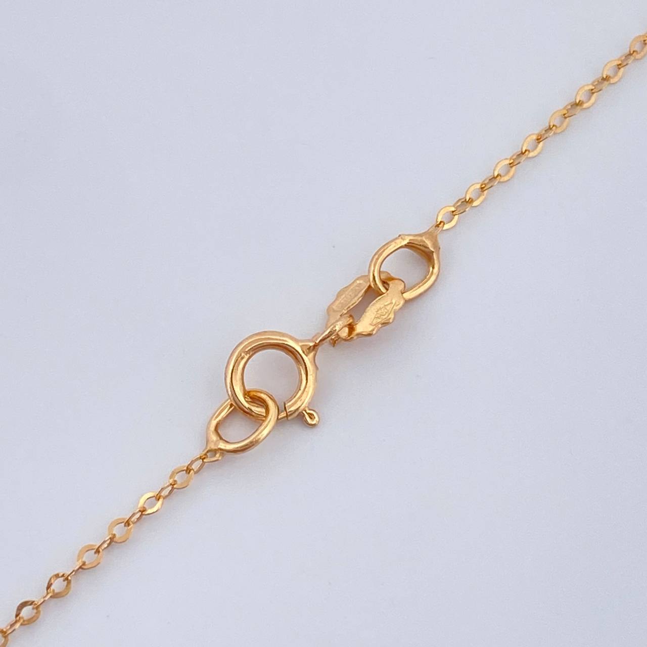 Cadena Aro Seguido 0.8gr / 45cm / Oro Rosa +3 18K +