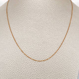 Cadena Aro Seguido 0.8gr / 45cm / Oro Rosa +3 18K +