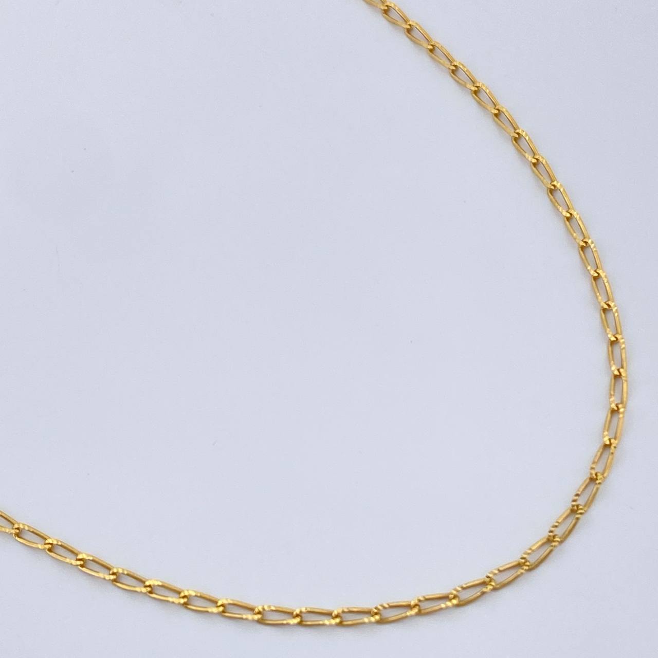 Cadena Espiga 1.65gr / 45.2cm / Oro Amarillo +3 18K +
