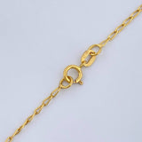 Cadena Espiga 1.65gr / 45.2cm / Oro Amarillo +3 18K +