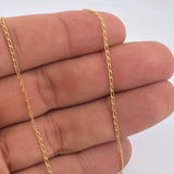 Cadena Espiga 1.7gr / 45.2cm / Oro Amarillo +3 18K +