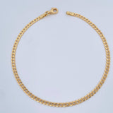 Pulso Cubano 1.55gr / 19.5cm / Oro Amarillo +1 18K &