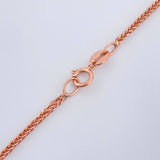 Cadena Franco 3.2gr / 50cm / Oro Rosa +3 18K &