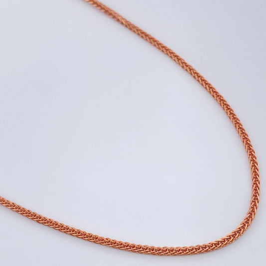 Cadena Franco 3.2gr / 50cm / Oro Rosa +3 18K &