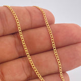 Cadena Cubana 2gr / 45cm / Oro Amarillo +1 18K &