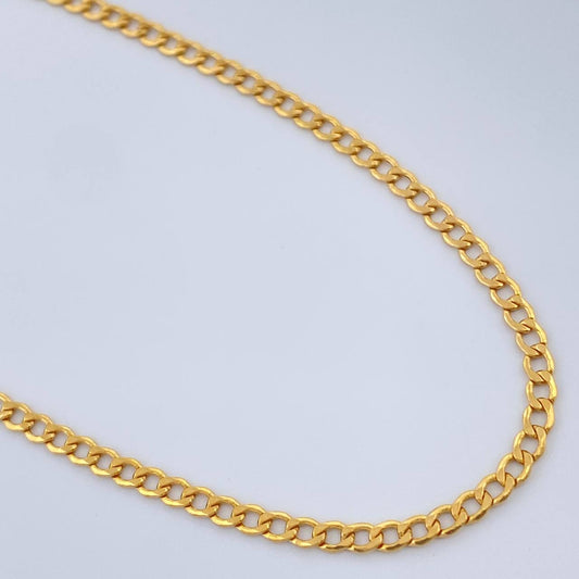 Cadena Cubana 2gr / 45cm / Oro Amarillo +1 18K &