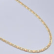 Cadena Escalera Plana 7.15gr / 59.5cm / Tres Oros +3 18K &