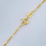 Cadena Figaro 1.7gr / 60cm / Oro Amarillo +1 18K &