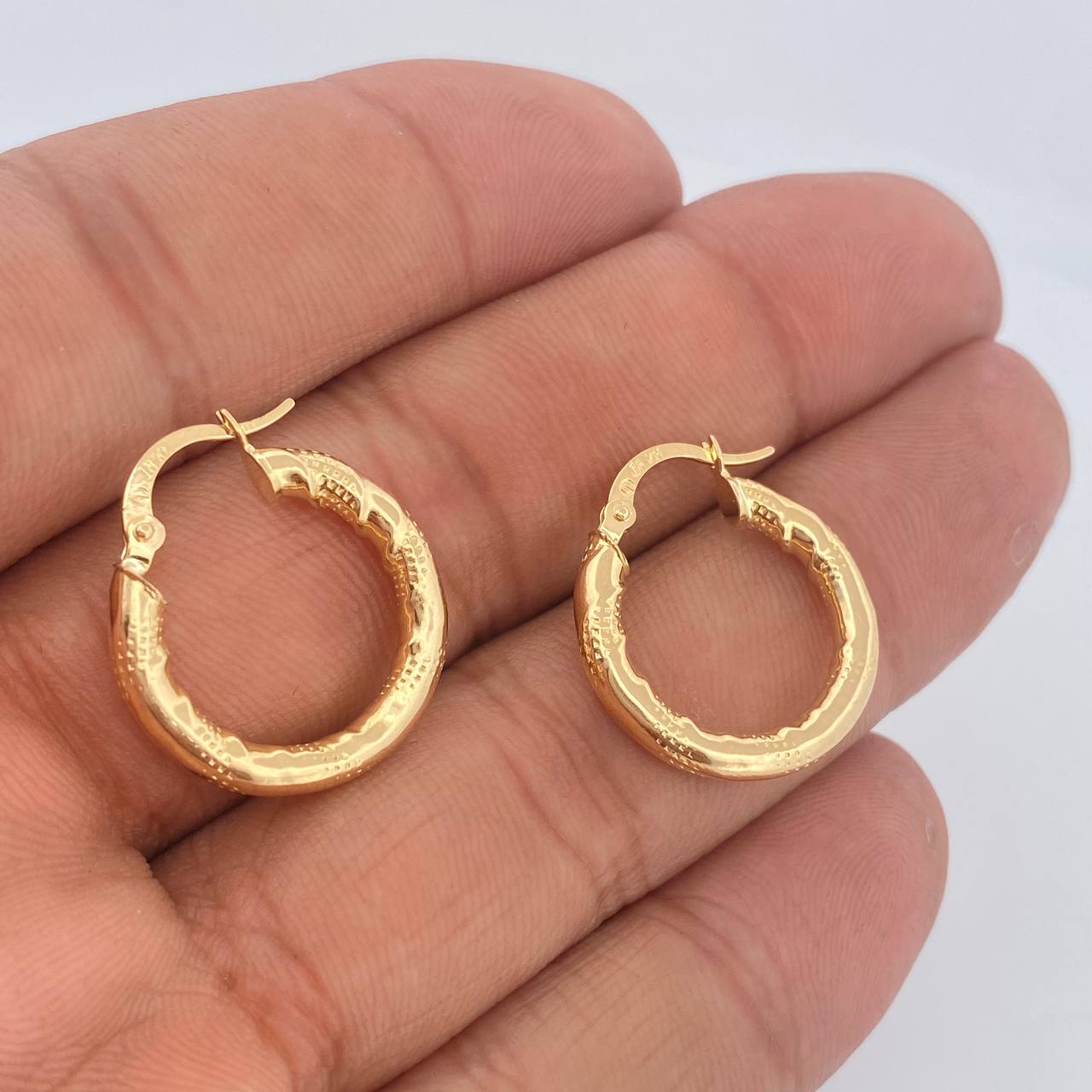 Candongas Rox 2.25gr / 2.3cm / Oro Amarillo 18K $