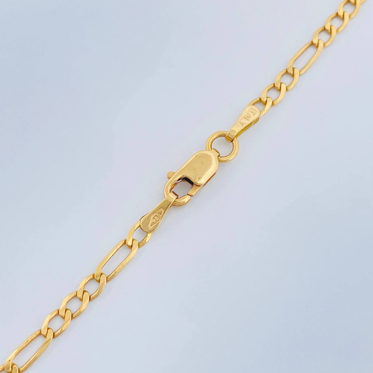 Cadena Figaro 6.05gr / 60cm / 2.1mm Oro Amarillo +1 18K &