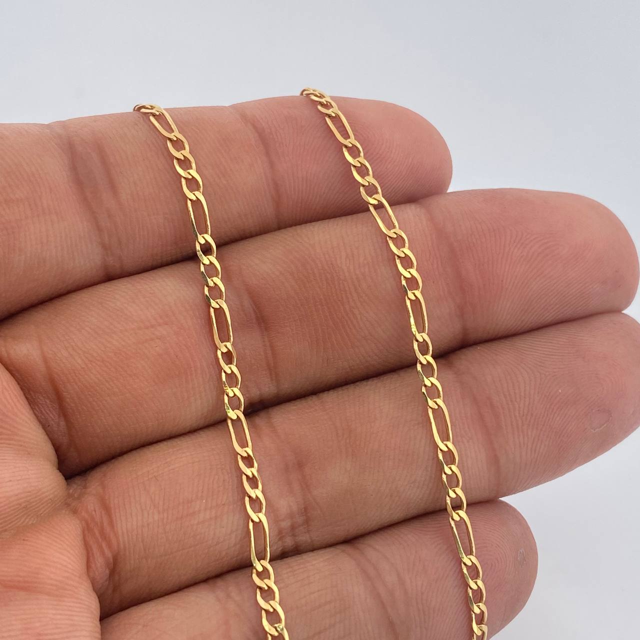 Cadena Figaro 6.05gr / 60cm / 2.1mm Oro Amarillo +1 18K &